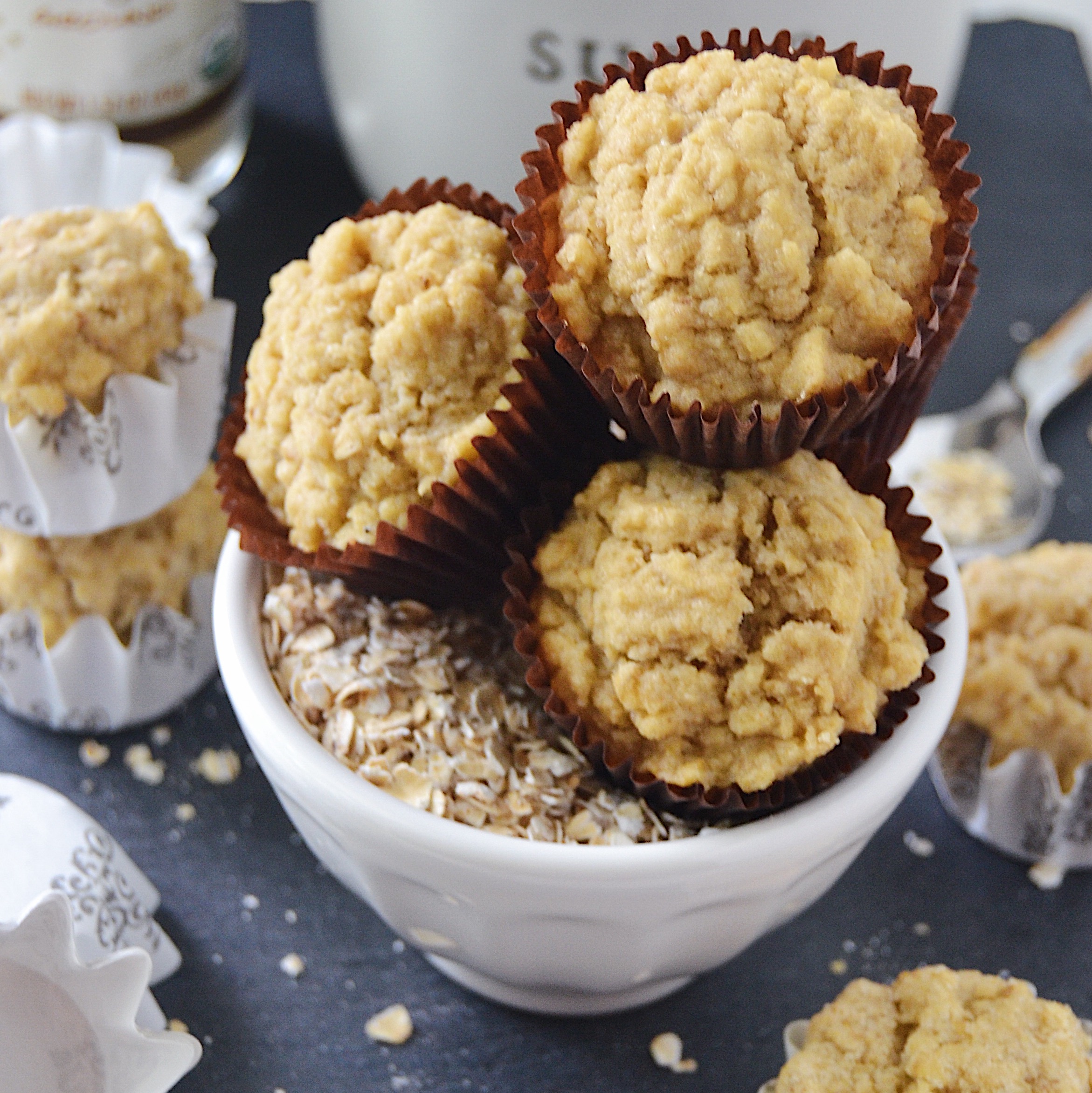 Apple Ginger Oatmeal Muffin Pupcakes for the dog you love to spoil