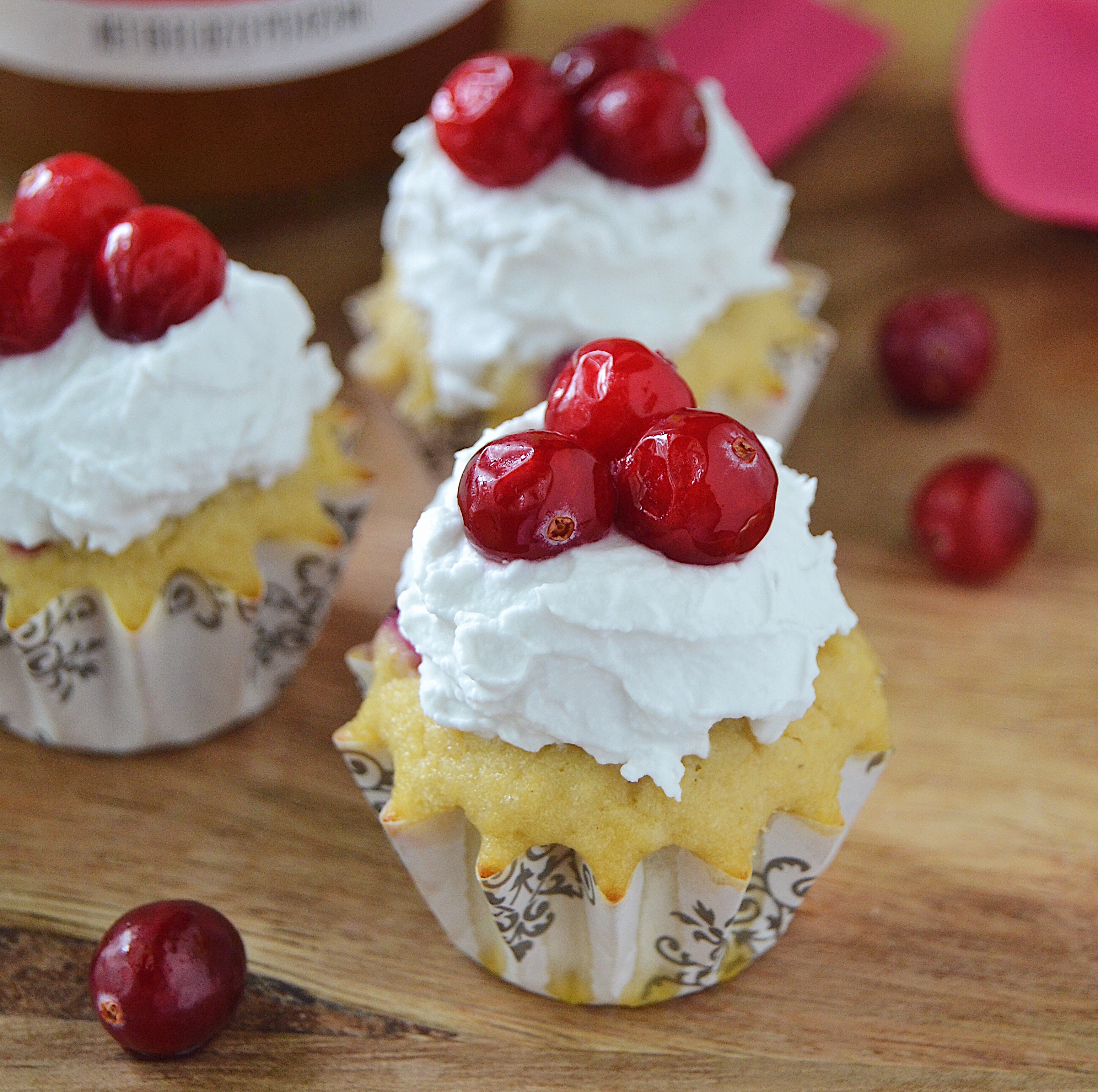 Apple Cider & Cranberry Pupcakes for the dog you love to spoil