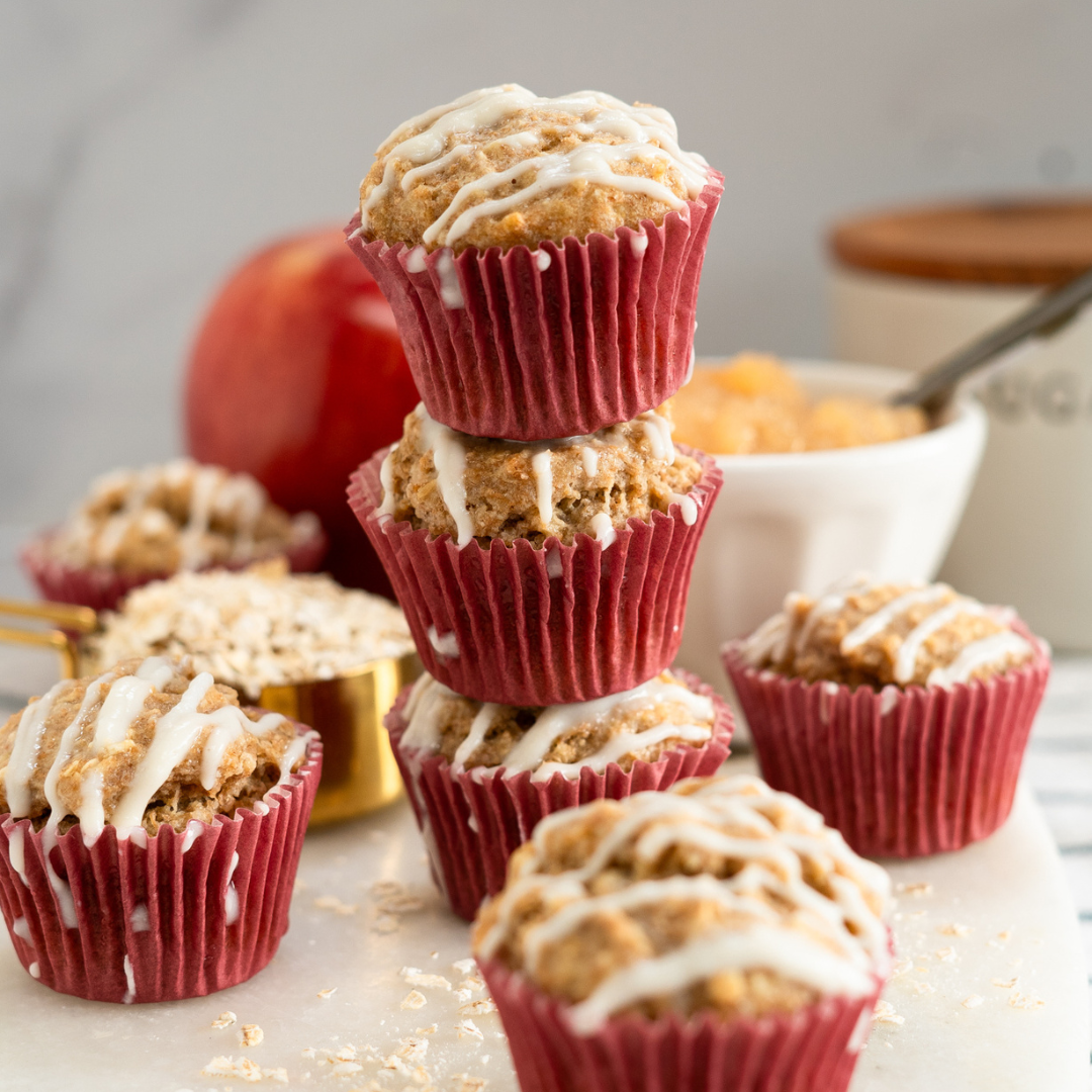 Apple Oatmeal Muffin Pupcakes