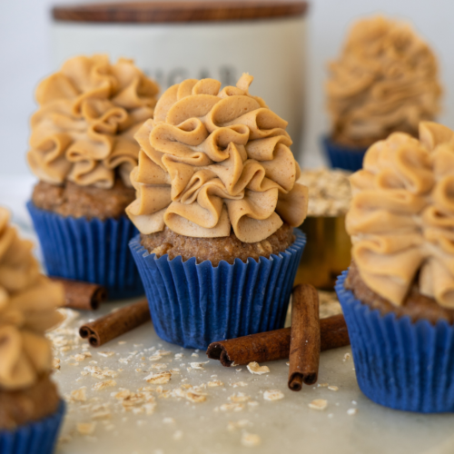 Cinnamon Oatmeal Pupcakes